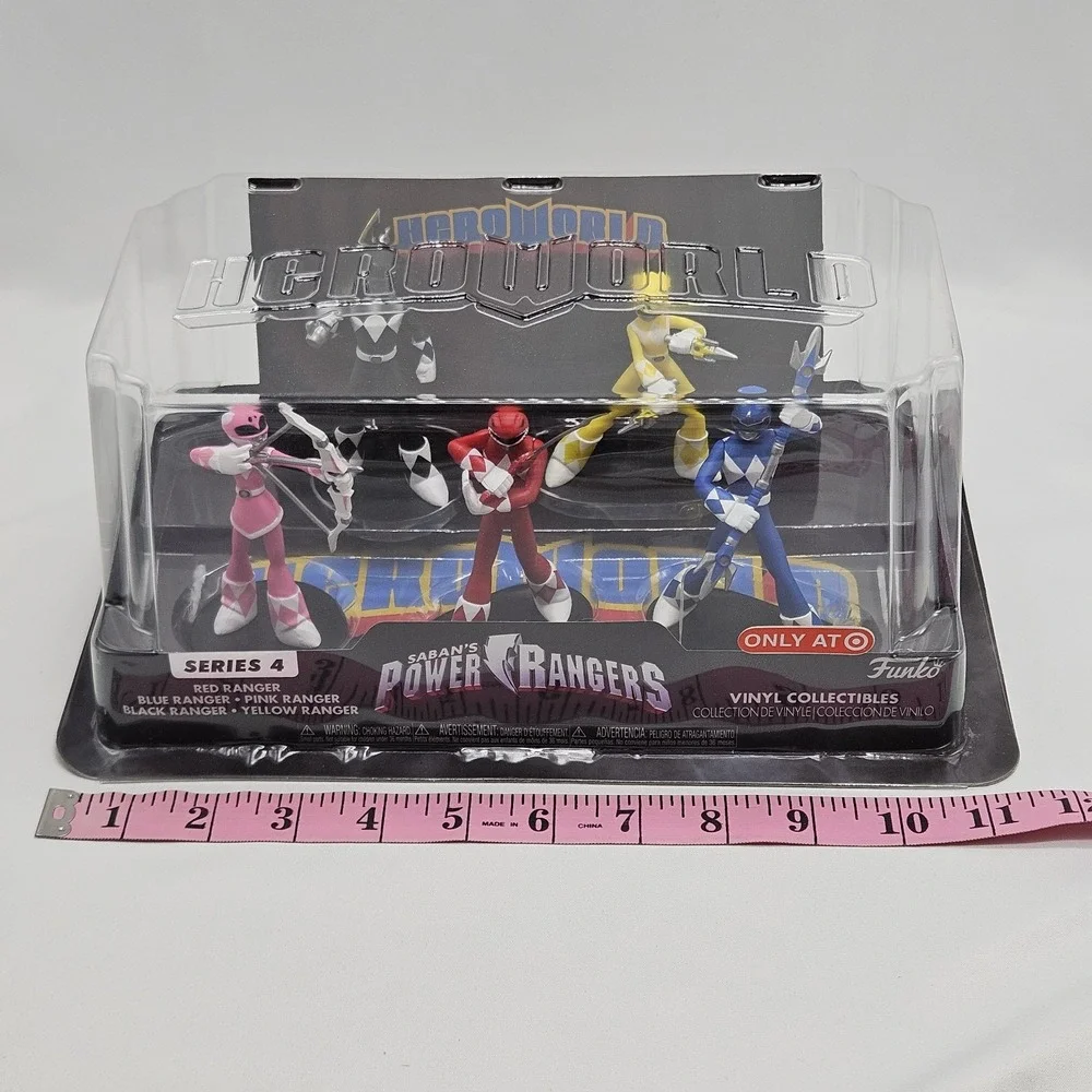 Power Rangers Series 4 Funko HeroWorld Vinyl Collectible Figures Target Excl NEW